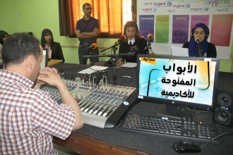 Portes ouvertes sur l'académie : seance animation et techniques de la radio